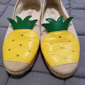 New Pineapple espadrilles, size 9 🍍
